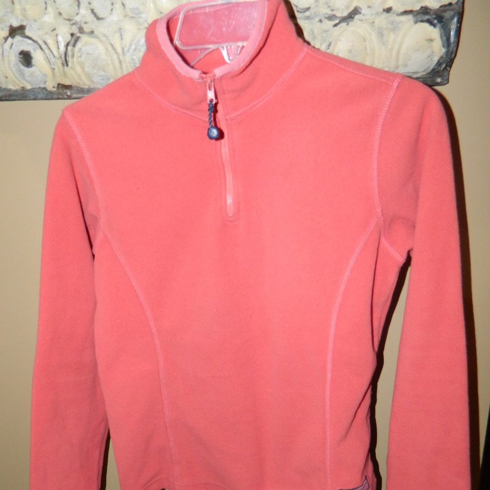 Vineyard Vines Womens 1/4 Zip Pullover Melon XS (FF-35)